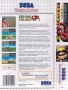 Sega  Master System&nbsp; - &nbsp;Super Monaco Grand Prix 2 (Back)
